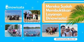 Banner Mereka Membuktikan Layanan Dinowisata - Dinowisata Pulau Seribu